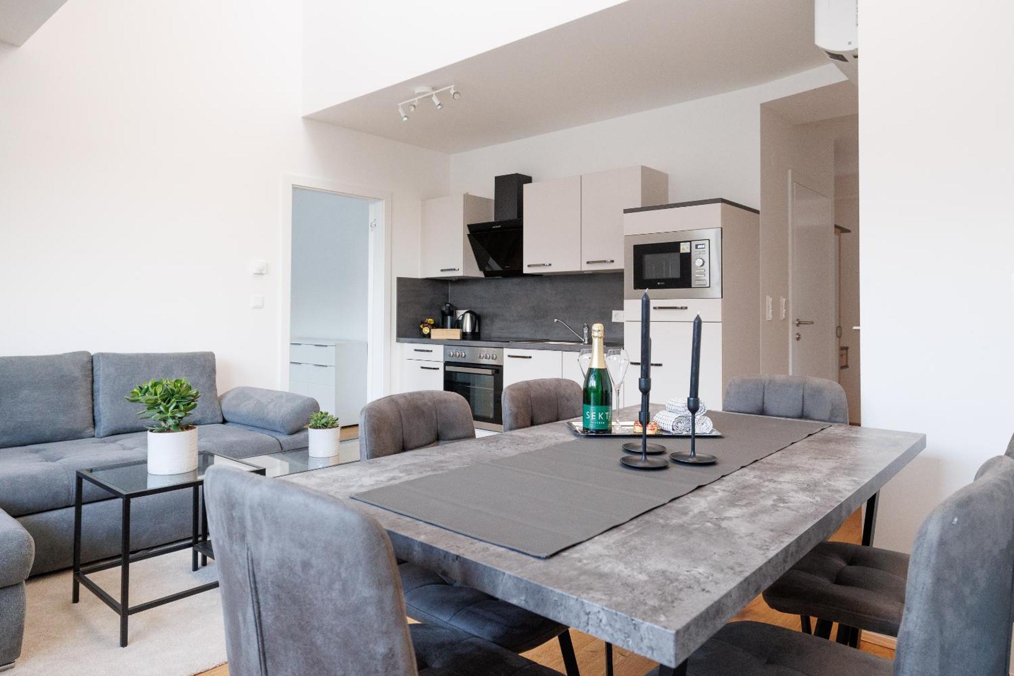Symphony Apartments 41 - Modern Loft With Terrace And Grill In Central Location Wenen Buitenkant foto